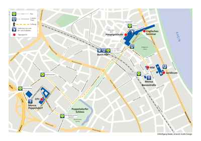 Campusplan Bonn